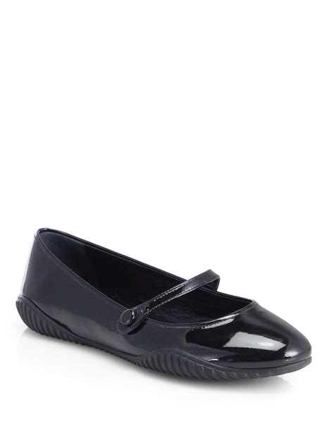 prada padded mary jane ballet flats.